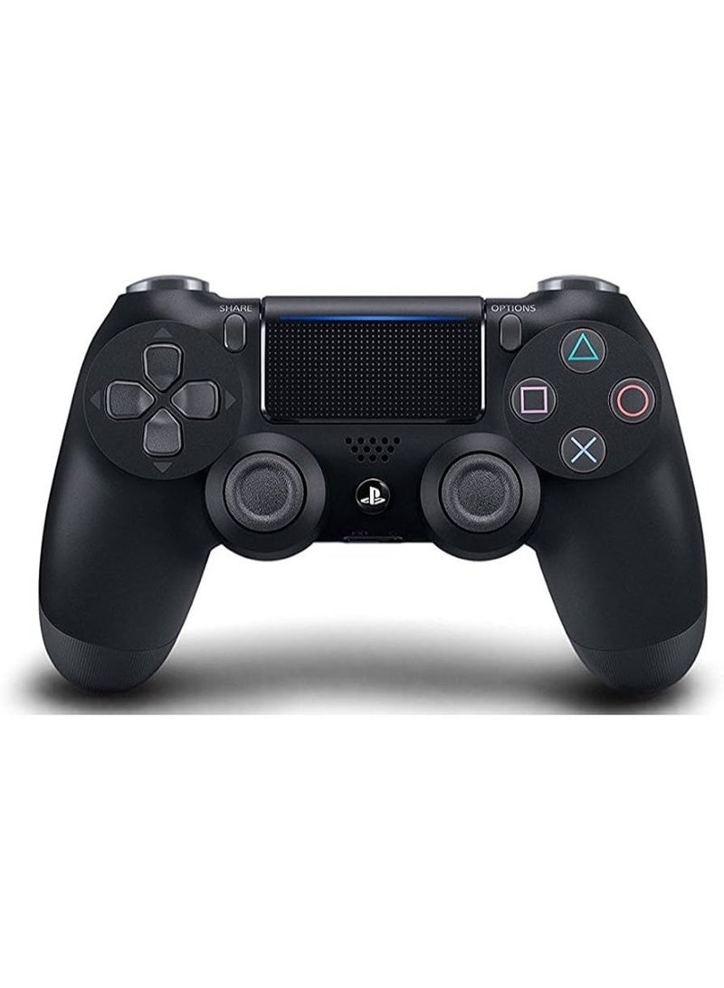 بلاي ستيشن يد تحكم PS4 DualShock 4 لاسلكية مع محرك اهتزاز وتاتش باد – متوافقة مع PS4 وPC وأندرويد – أسود - Image 1