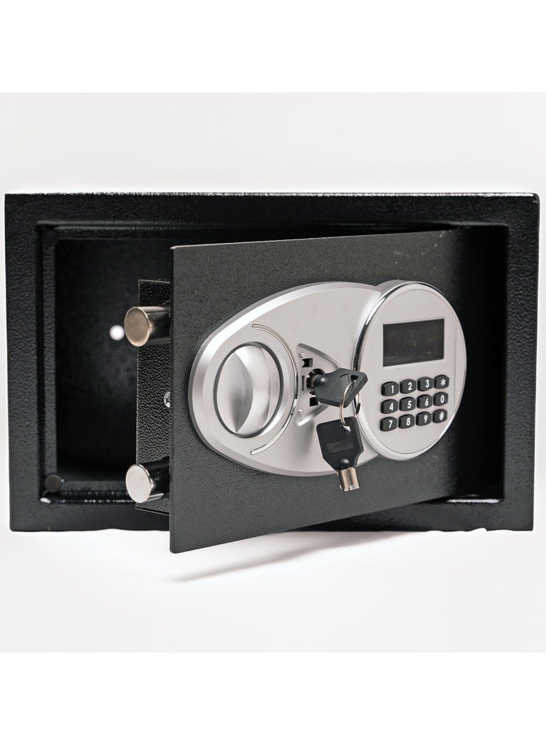 Luxury Fire-Resistant Digital Security Safe With Electronic Number Pad And Lock And Physical  Key 30*20*20  CM - Image 3