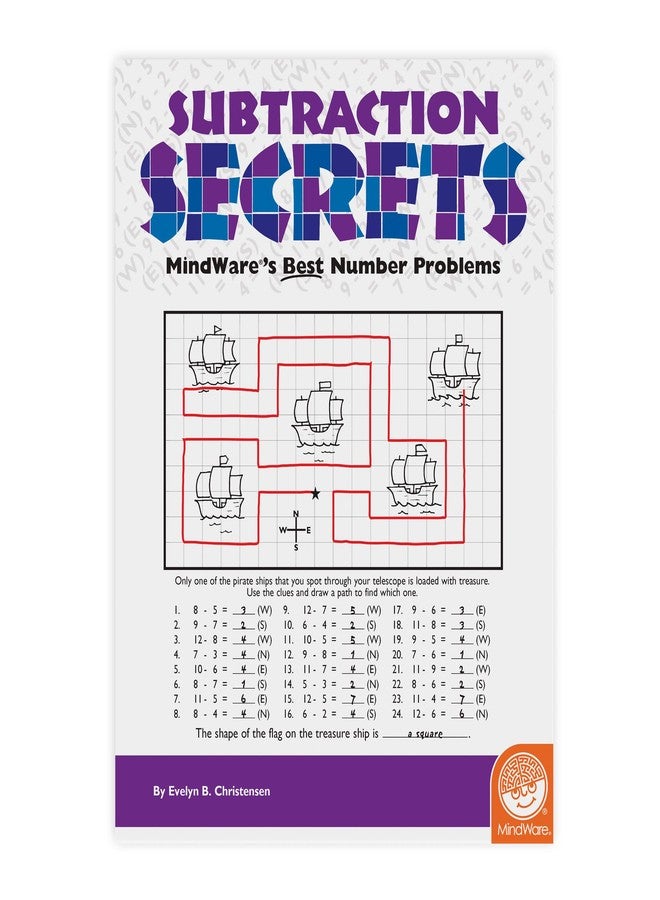 MindWare Math Mosaics: Subtraction Secrets - Image 1
