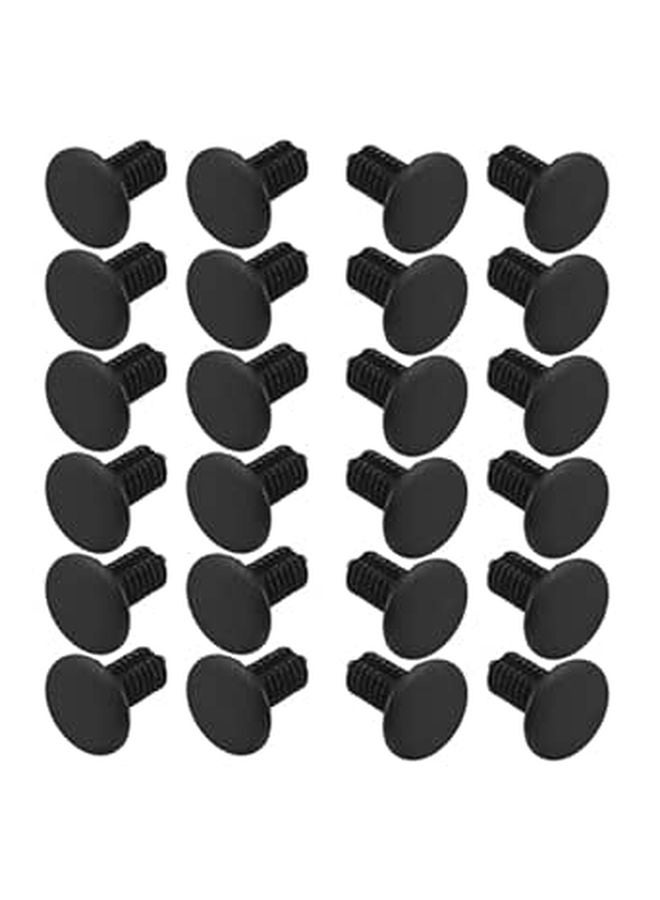 50 Pcs Black Automotive Plastic Fasteners Push Clips Car Panel Rivet Retainers - Image 1