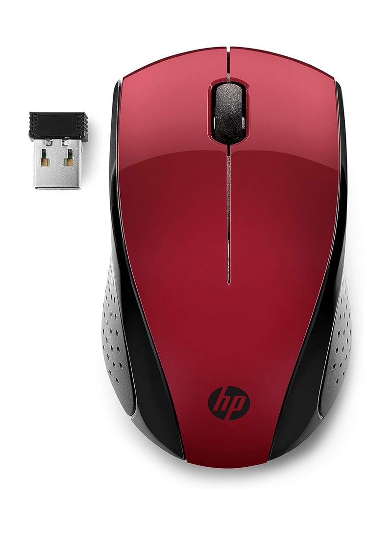 HP ماوس لاسلكي 220 غروب الشمس أحمر - Image 2