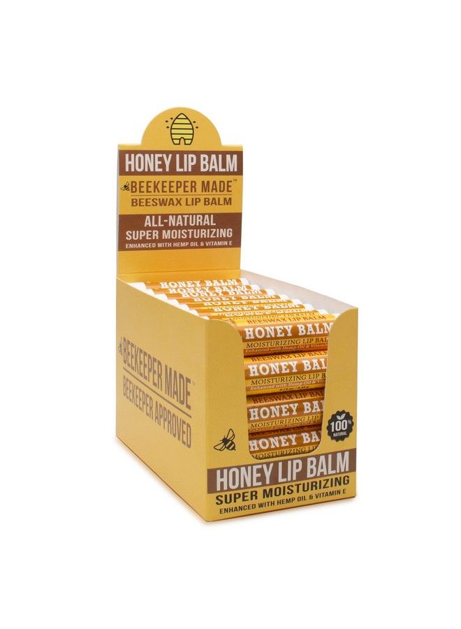 Beessential Beekeeper Made Beeswax Bulk Lip Balm 40 Count Honey Flavor | For Men Women And Children. Great For Gifts Showers & More - Image 2