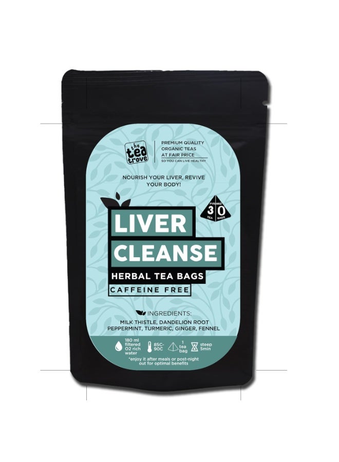 The Tea Trove Liver Cleanse Herbal Tea Bags (30 counts) - Image 1