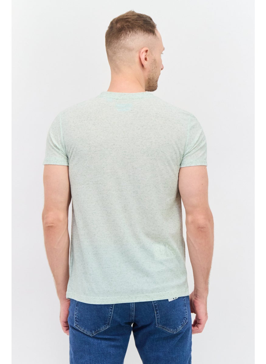 Men Round Neck Short Sleeves Plain T-Shirt, Light Green - pzsku/Z4FC5F4D7C9E39CAEA9B4Z/45/_/1737643013/9b763000-b7da-4c4d-9665-eaec901afa6f