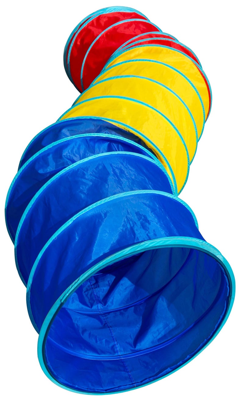 Homecute Tunnel Tent for Kids, Kids Play Tunnel, Foldable Indoor & Out Door Crawl Through Tunnel for- Kids Toddler Babies Children, Tunnel Tent for Kids, Girls and Boys. (Zig-Zag Multi) - Image 1
