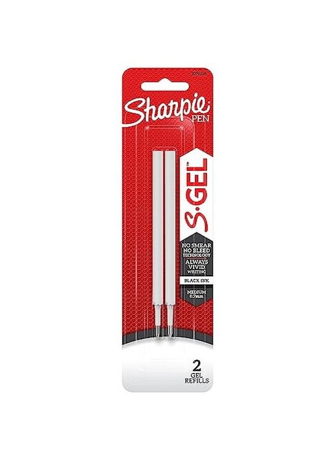 Sharpie Sgel Gelink Pen Refill Medium Point Black Ink 2 Pack (2096168)  - Image 1