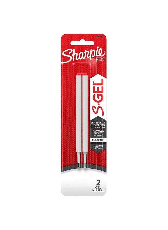 Sharpie Sgel Gelink Pen Refill Medium Point Black Ink 2 Pack (2096168)  - Image 2