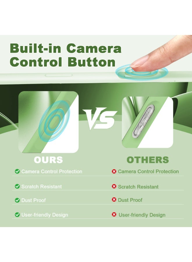أوللاي ايفون 17 برو كيس واقي ، مادة السيليكون ، مقاومة للصدمات مع حماية عدسة الكاميرا وتغطية زر التحكم ، غطاء واقي للهاتف المحمول المضاد للصدمة ، متوافق مع إكسسوارات MagSafe - Image 2