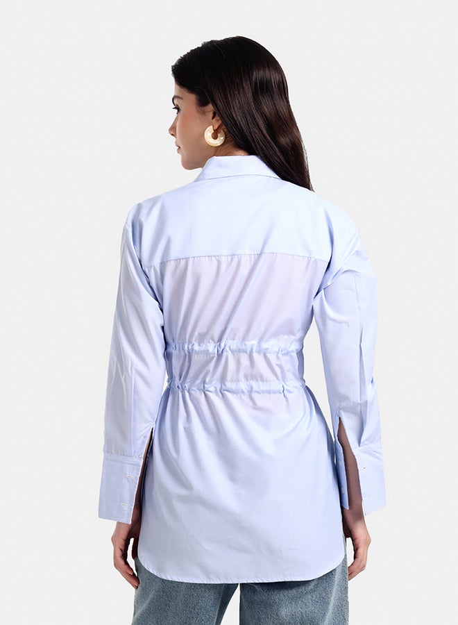 Carina Striped Waist Drawstring Shirt - Image 3