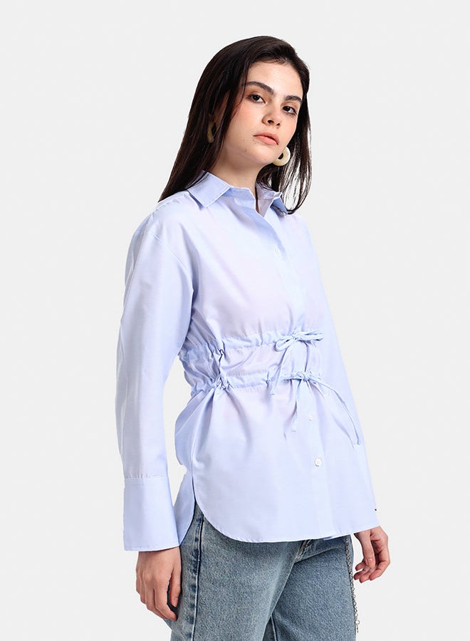Carina Striped Waist Drawstring Shirt - Image 2