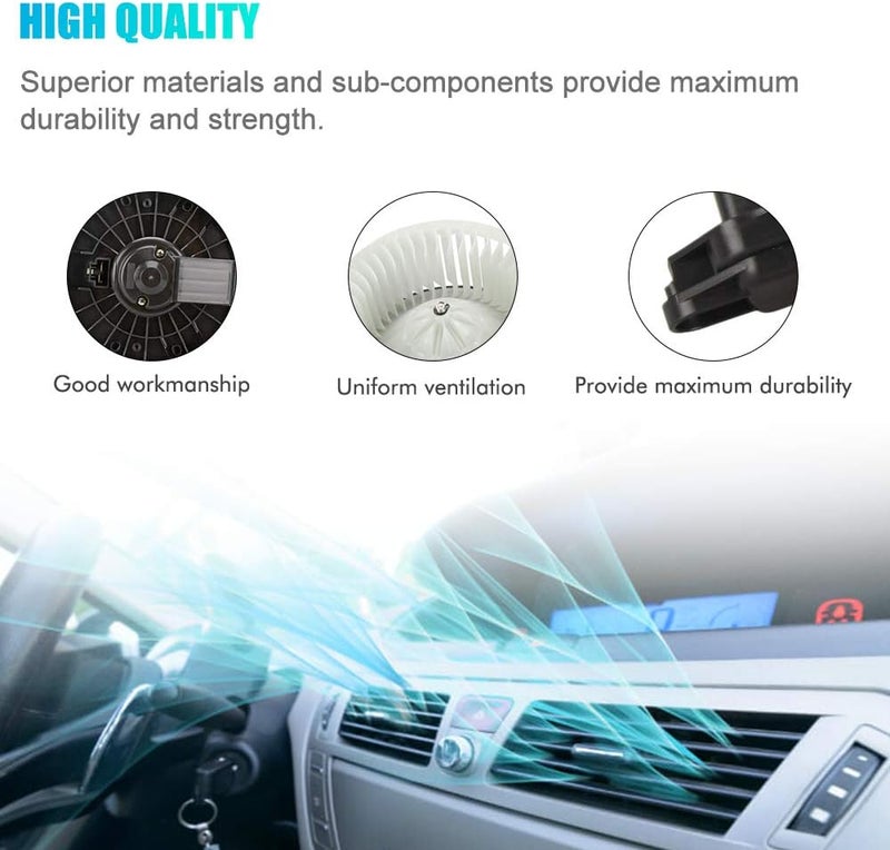 A ABIGAIL AC Heater Blower Motor Replacement for Acura MDX, RDX, TL, TSX - Image 3