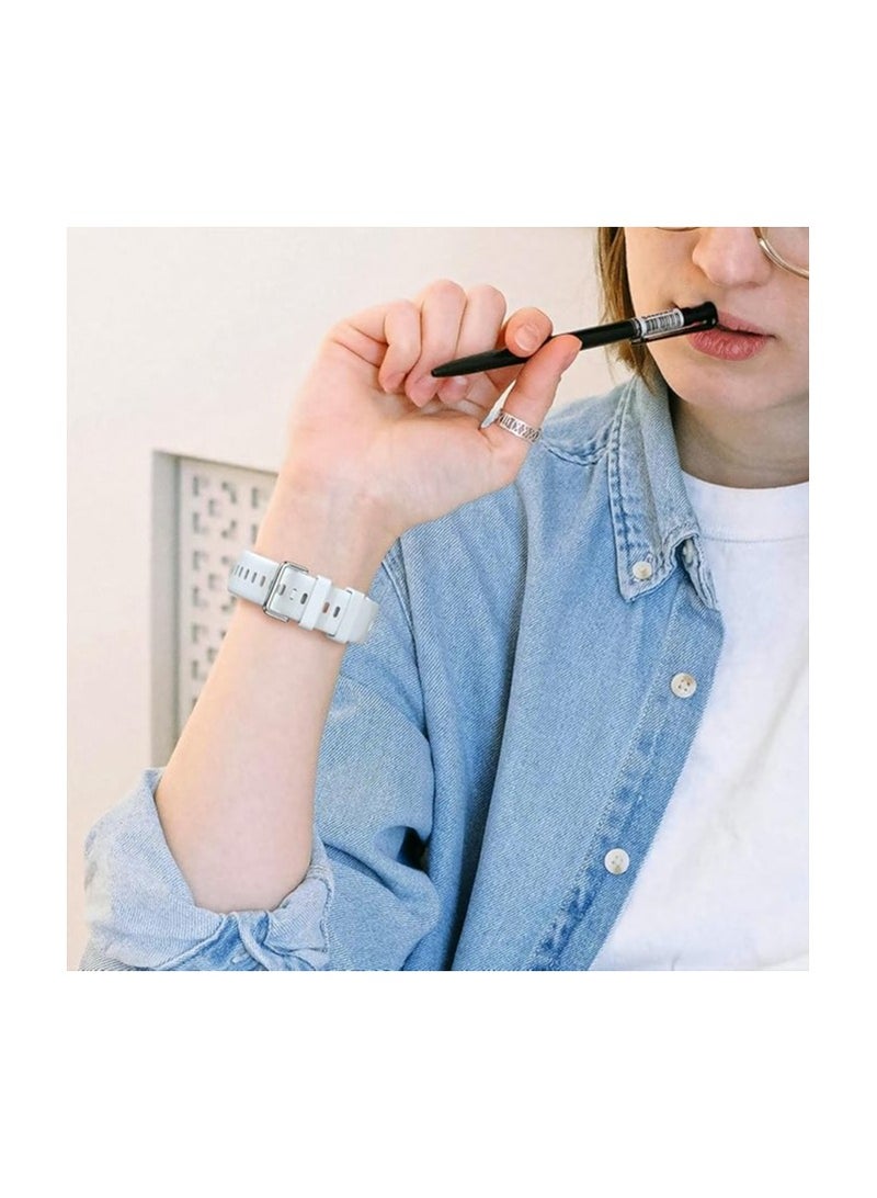 Silicone Band for Huawei Watch Fit 3 Strap(Not for Watch Fit/Fit2) Band Lightweight Sport Wristband Intended for Huawei Watch Fit3 LIGHT BLUE - Image 4