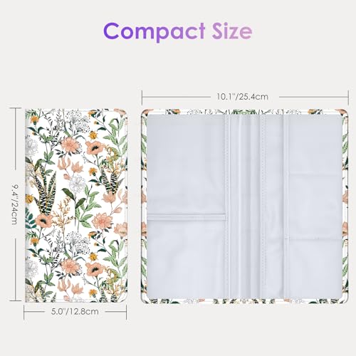 Pisypox Car Registration and Insurance Holder，Colour Patterns Men Women Car License Document Registration and Insurance Card Holder - Image 2