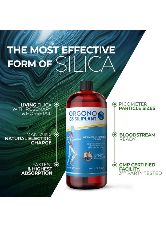 Orgono Living Silica Orgono Living Silica Siliplant | Vegan Collagen Booster | Supports Healthy Collagen and Elastin Production for Joint & Bone Support, Glowing Skin, Strong Hair & Nails. 66 Servings - Image 4