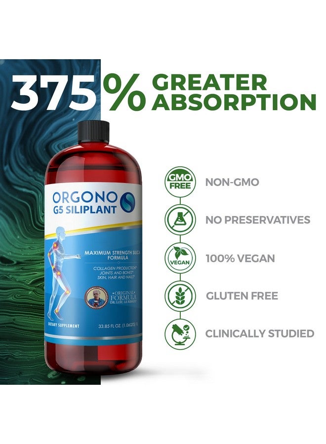 Orgono Living Silica Orgono Living Silica Siliplant | Vegan Collagen Booster | Supports Healthy Collagen and Elastin Production for Joint & Bone Support, Glowing Skin, Strong Hair & Nails. 66 Servings - Image 5