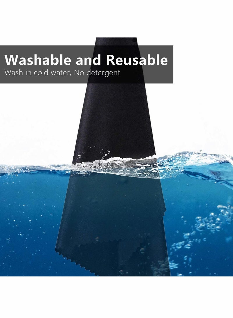 NIBEMINENT Microfiber Cleaning Cloth,Glasses Cloth Cleaner 20x20cm for Cellphones Tablet Laptop Camera Lenses HD Screens  - Image 4