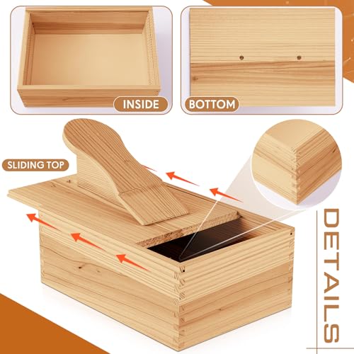 Wovnet 9 Pcs Shoe Shine Valet Box Including 1 Wooden Storage Box, 3 Colors Shoe Cream, 3 Big Brushes and 2 Towels, Shine Care Kit for Men Leather Boot Father's Day Birthday Gift - Image 5