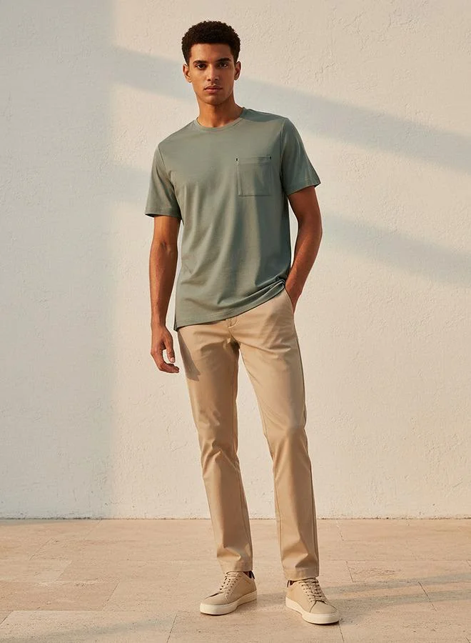 Love Pangolin Green LP MEN PATCH POCKET TEE for Men | Best Price UAE