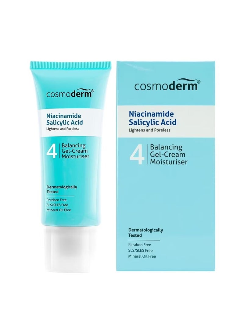 كوزموديرم كريم جل كريم مرطب بحمض الساليسيليك نياسيناميد 50 مل - Image 1