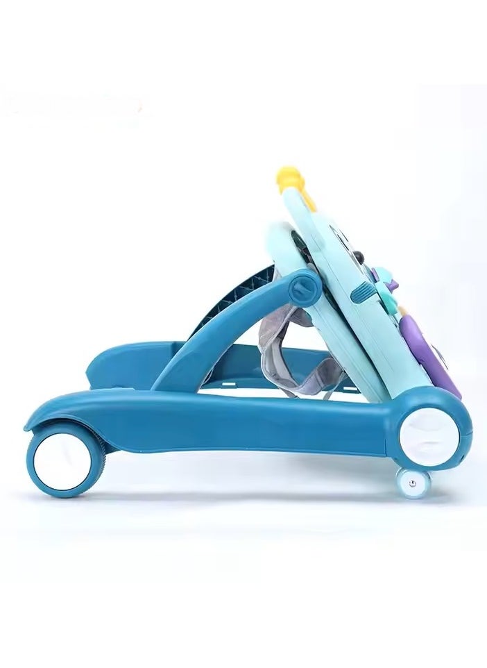 Whynot - 3-in-1 Baby Walker with Cartoon Face & Interactive Activity Panel – Pushchair, Seated Play & First Steps Support – for 6 to 24 Months 👶🎉 - Image 1