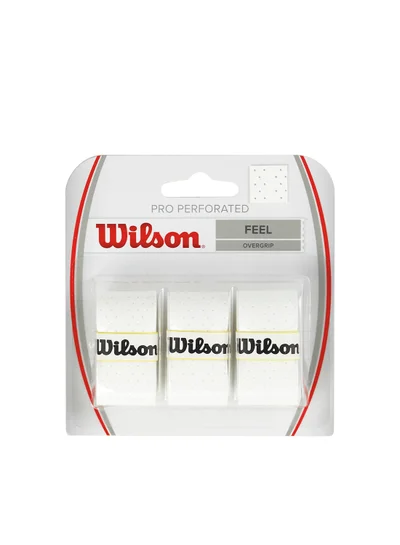 Wilson Pro Perforated Overgrip Set - White