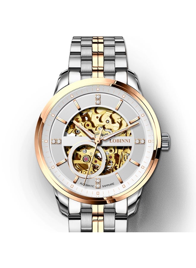 لوبيني الرجال مشاهدة الفاخرة الميكانيكية الحركة ساعات المعصم 42mm - Image 5