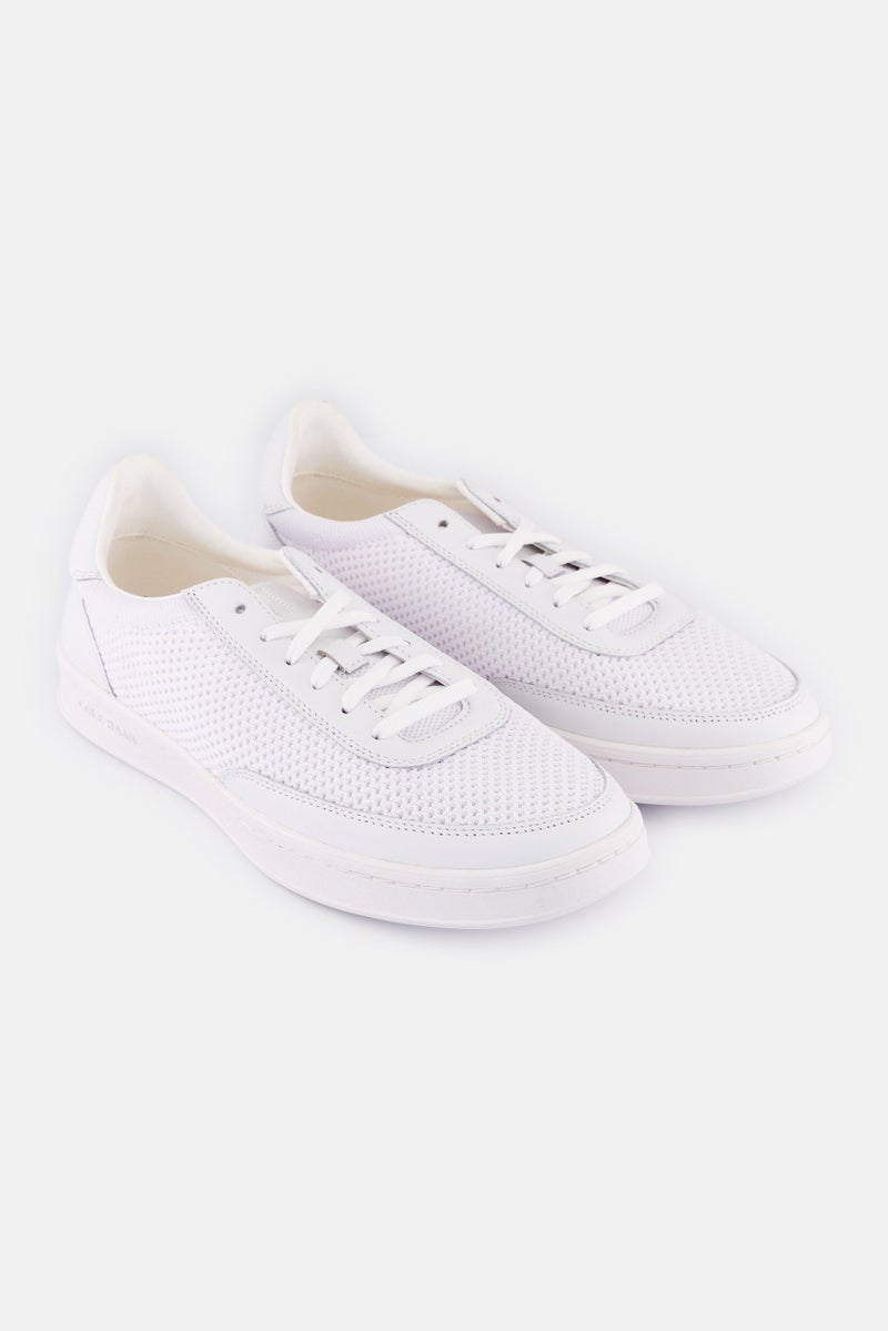 COLE HAAN Women Medium Gp Leisure Lace Up Casual Shoes, White - Image 1