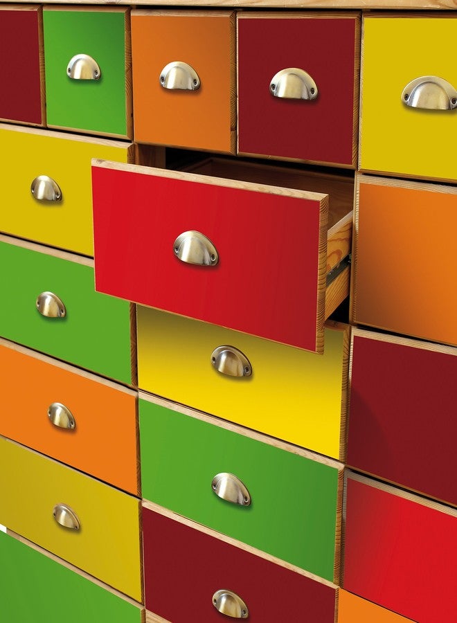 d-c-fix 346-0156 Decorative Self-Adhesive Film, Matte Yellow, 17" x 78" Roll - Image 2