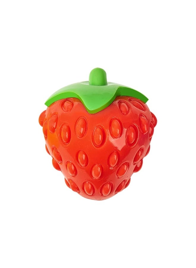 Pado Strawberry Tougher Dog Toy (9x8x8cm) - Image 1