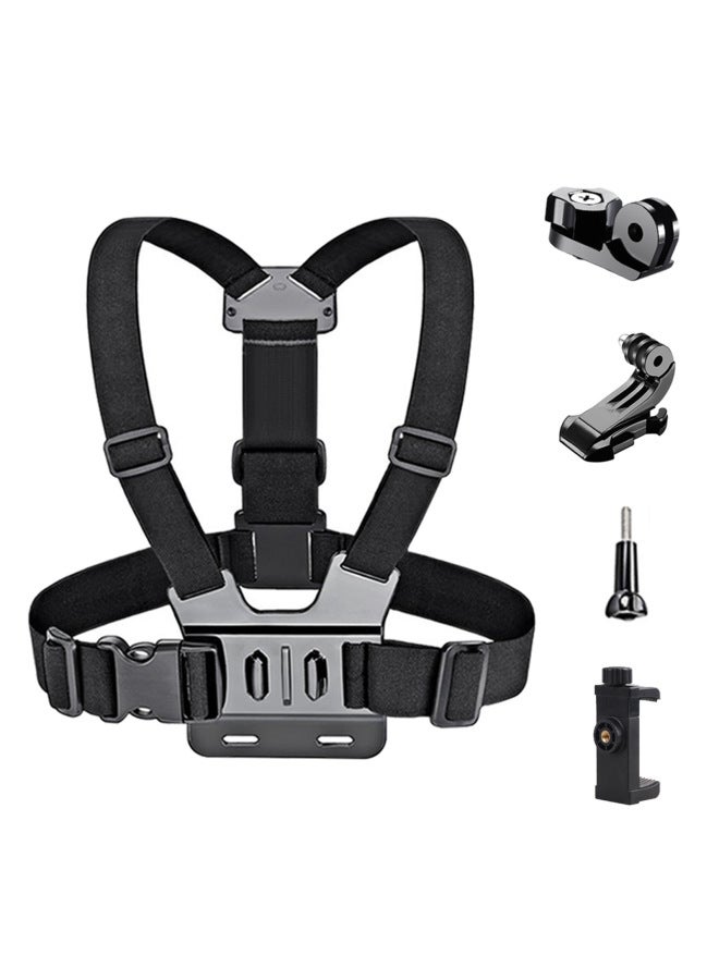 نيوترل حزام صدر GoPro للكاميرات الرياضية - حزام كتف ثابت للصدر - متوافق مع HERO 10/9/8/7/6/5/4/3/2/B - مزود بفتحات تهوية - Image 1