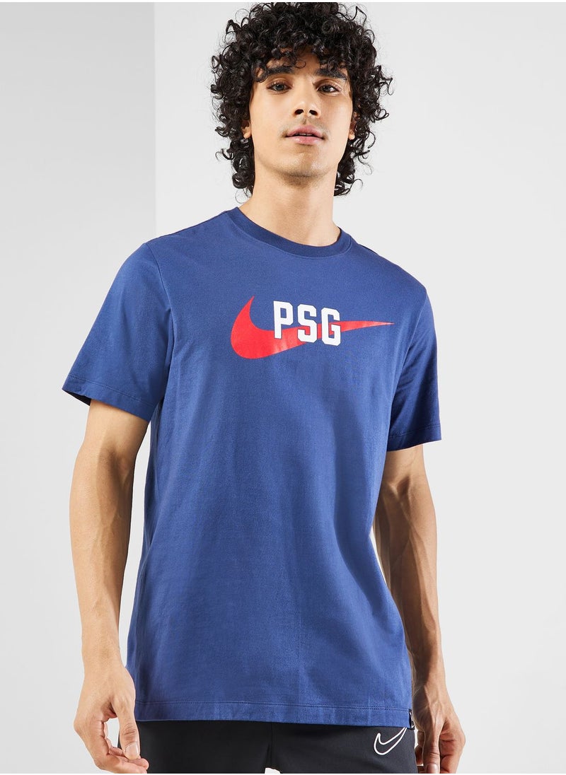 Nike - Paris Saint Germain Swoosh T-Shirt - Image 1