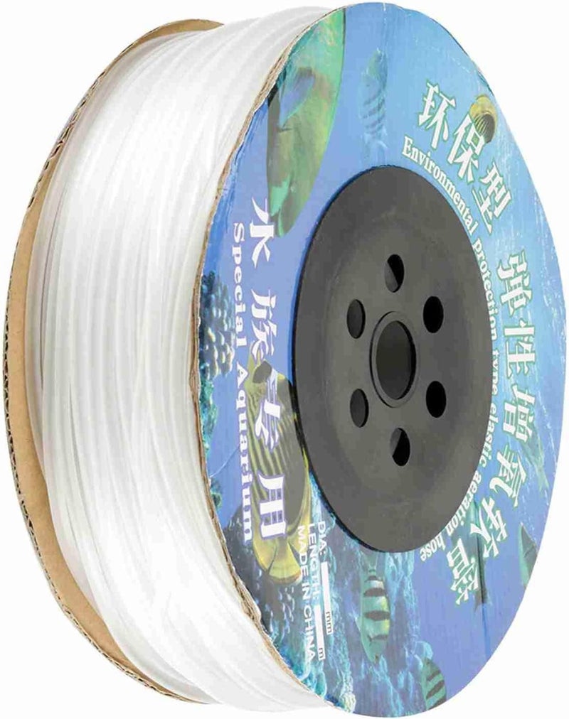 Haofy PVC Aquarium Air Line Tubing to CO2 for Fish 100M PVC Air Line Tubing for or Salt Water Environments - Image 3