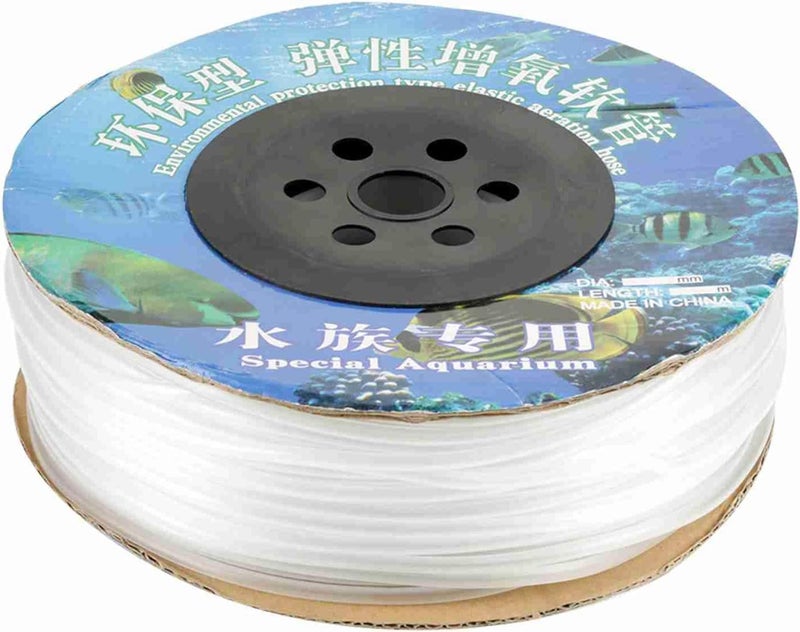 Haofy PVC Aquarium Air Line Tubing to CO2 for Fish 100M PVC Air Line Tubing for or Salt Water Environments - Image 1