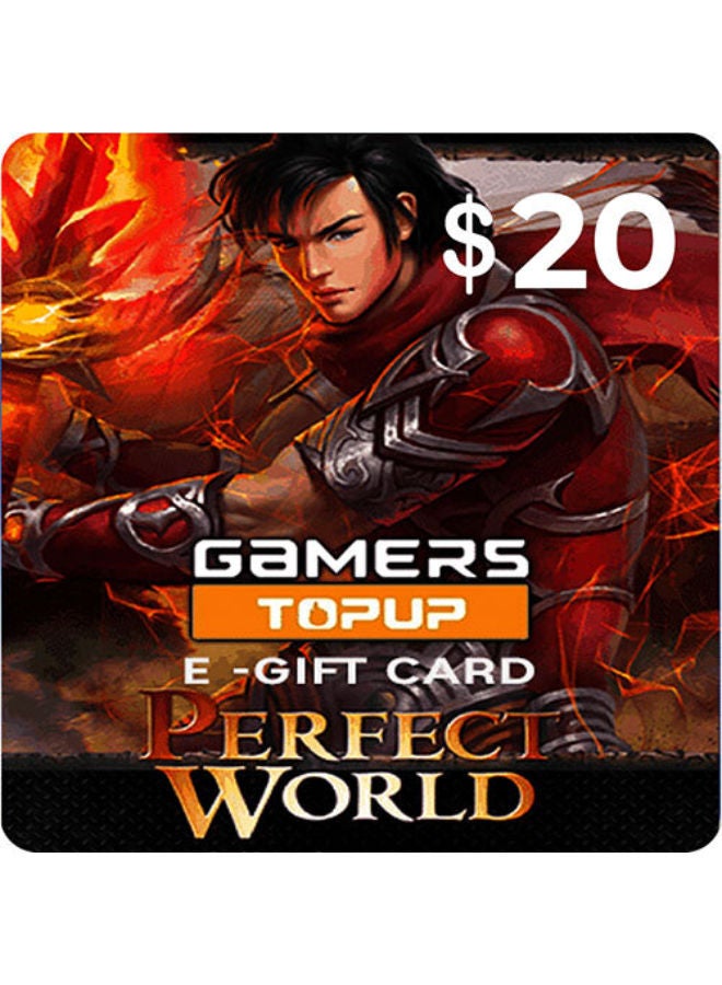 Perfect World Entertainment  $20 USD