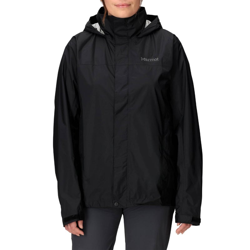 MARMOT Women's PreCip Eco Lightweight & Waterproof Rain Jacket, Black - Latest Collection, Medium - Image 1