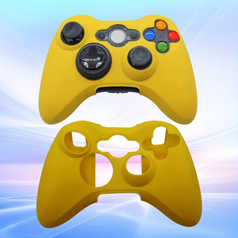 Red Non Slip Textured Grip Cover for Xbox 360 Controller Prevents Sweat Dust - Image 4