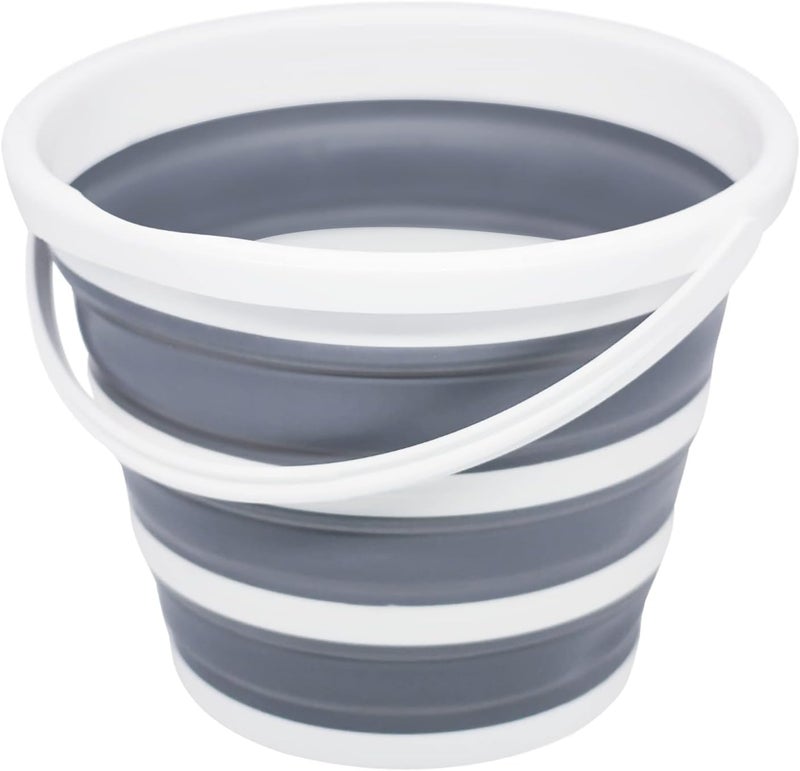 GLIVELABEL Foldable Round Bucket Collapsible Bucket Camping Car Washing Outdoor Garden Activities Foldable Cleaning BucketSilicone Folding BucketFoldable Square Bucket 10Ltr