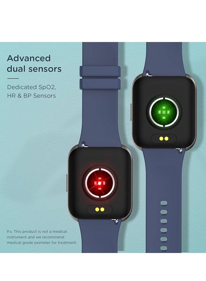 Pebble Pro Spo2 Full Touch 1.7 Inch 3D Curved Display Smart Watch Metal Body, 7 Days Battery Life With 24 * 7 Heart Rate Monitoring, Ip68, Blood Oxygen, Fitness, Sports & Sleep Tracking 22 mm - Image 4