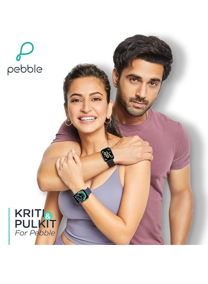 Pebble Pro Spo2 Full Touch 1.7 Inch 3D Curved Display Smart Watch Metal Body, 7 Days Battery Life With 24 * 7 Heart Rate Monitoring, Ip68, Blood Oxygen, Fitness, Sports & Sleep Tracking 22 mm - Image 2