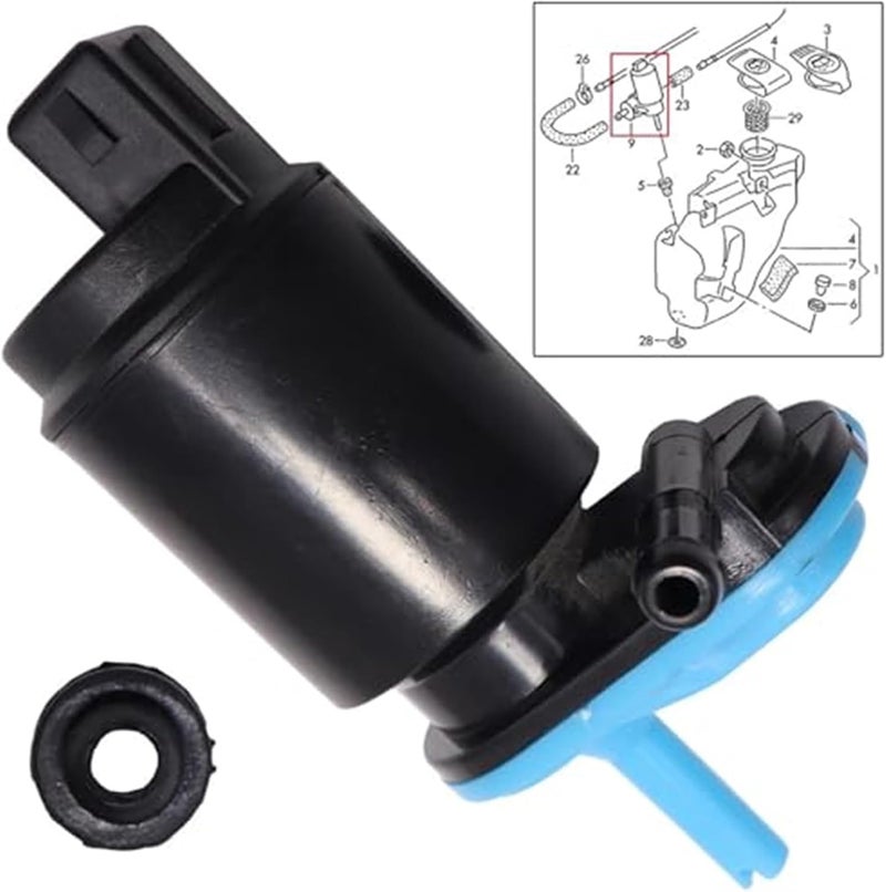 Wivplex Windscreen Washer Pump for Opel and Astra Models - Image 2