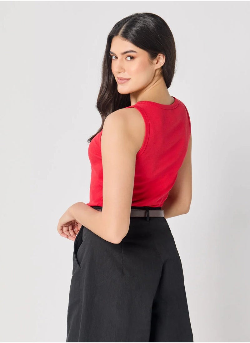 Red Rib Cami Top - pzsku/Z4FC7B96822E0C999B0A9Z/45/_/1739441496/ec1b4399-a14e-4c77-bc94-dfaa4e77bc49