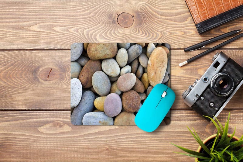 5 Ace Beautifull Pebbles HD Printed Designer Speed Mousepad for Laptop|Dekstop|Gamers|Graphic designers-7x8.5 Inches - Image 2