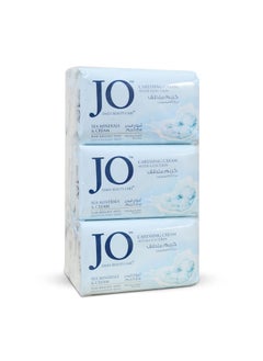 Jo Caressing Cream with Glycerin Bar Soap - Sea Minerals & Cream 125g Pack of 2  - Image 1
