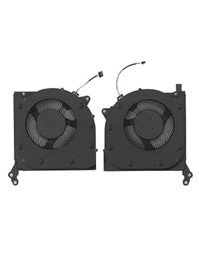 Zyyini CPU GPU Cooling Fan Replacement Compatible With Legion 5 15IMH05 15IMH05H 5F10S13917 5F10S13914 Series Laptop Black Efficient Heat Dissipation Low Noise - Image 1