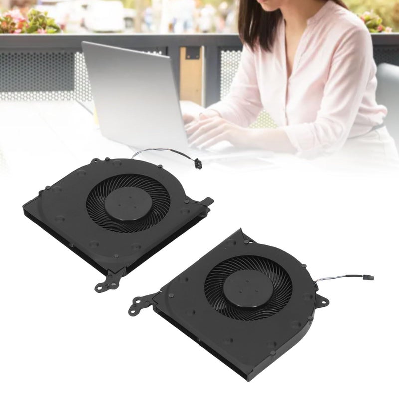 Zyyini CPU GPU Cooling Fan Replacement Compatible With Legion 5 15IMH05 15IMH05H 5F10S13917 5F10S13914 Series Laptop Black Efficient Heat Dissipation Low Noise - Image 5