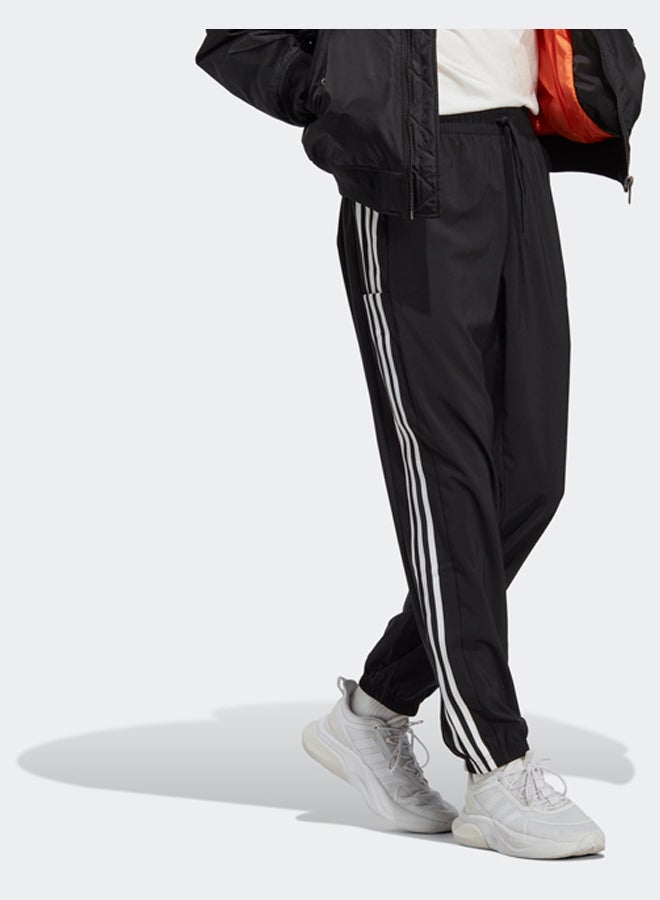 Adidas Aeroready Essentials Elastic Cuff Woven 3-Stripes Tracksuit Bottoms - Image 3