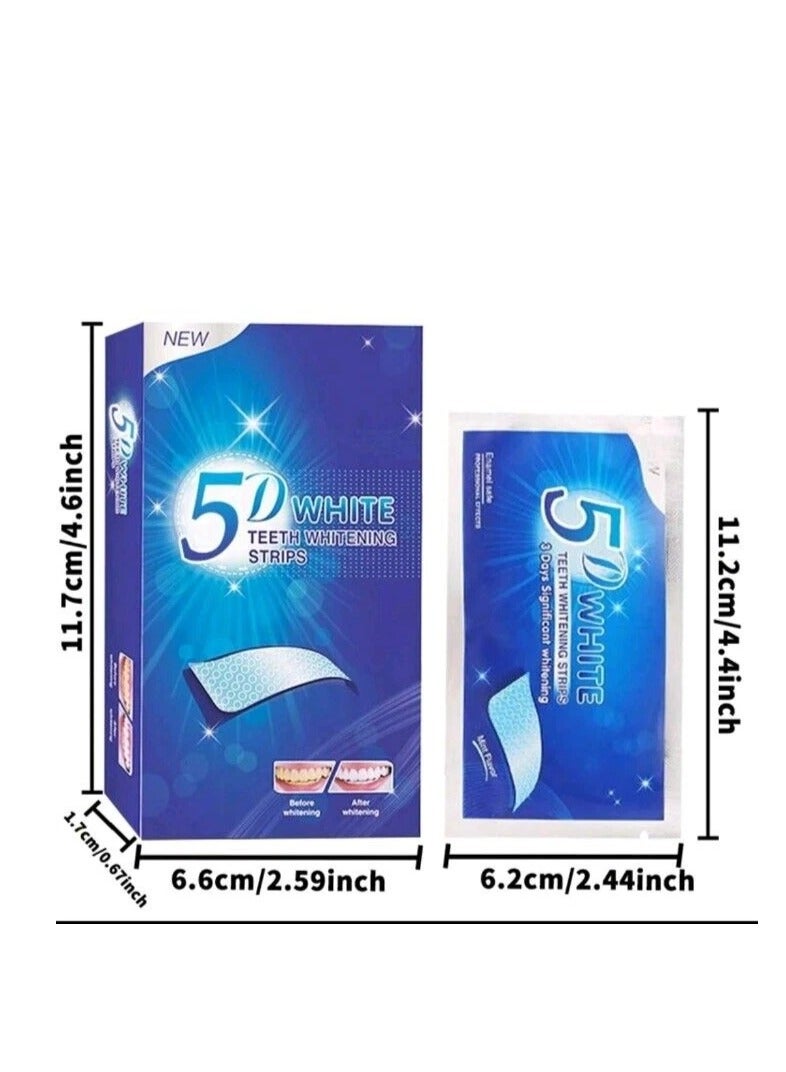 5D 5D White Professional Advanced White Strips Set, 3 Boxes, 30 Strips Total - Image 4