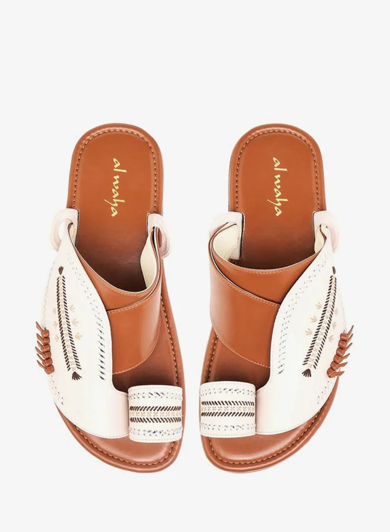 الواحة Men Embroidered Arabic Sandals Ramadan Collection