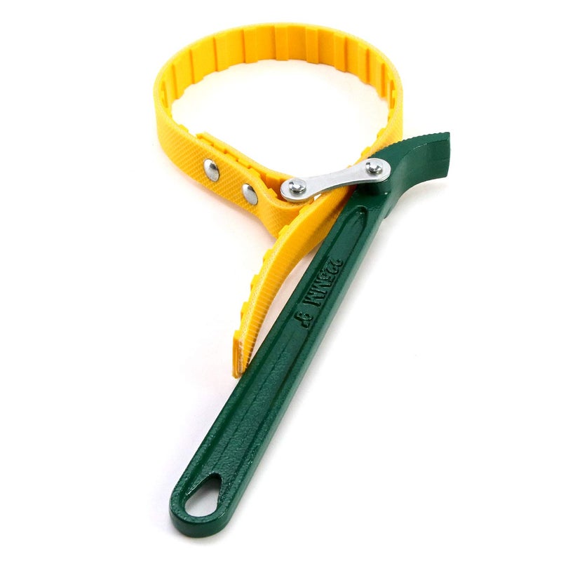 QWORK QWORK 9 Belt Strap Wrench MultiPurpose Adjustable Strap Oil Filter Opener with 19 1116 Capacity  - Image 1