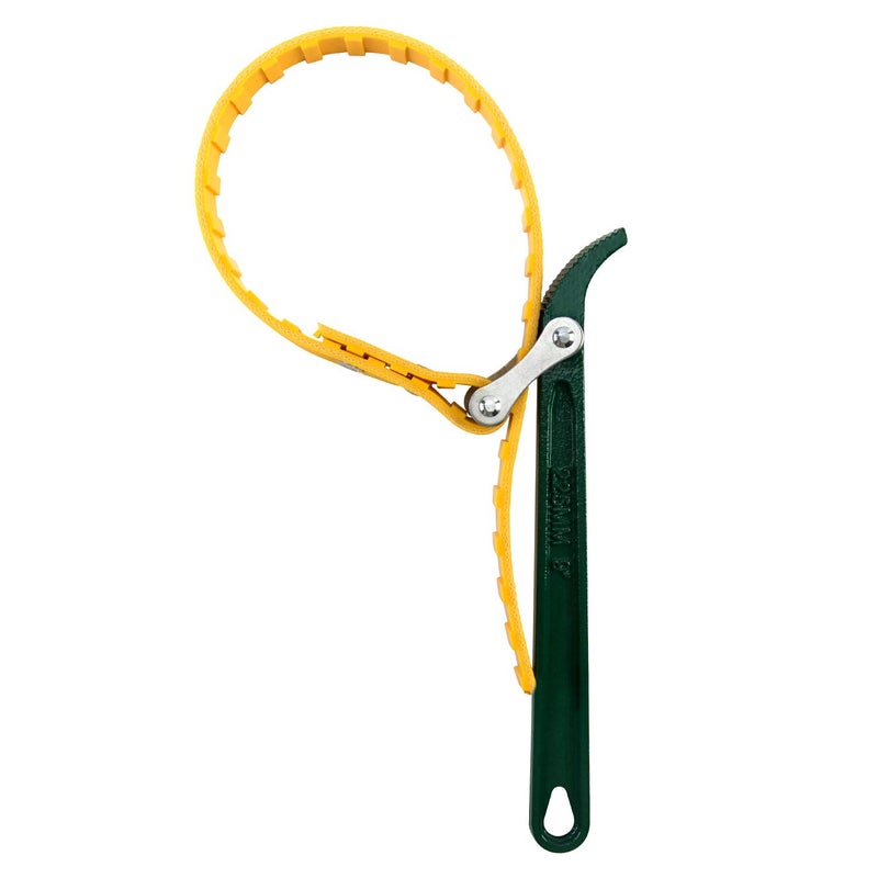QWORK QWORK 9 Belt Strap Wrench MultiPurpose Adjustable Strap Oil Filter Opener with 19 1116 Capacity  - Image 4